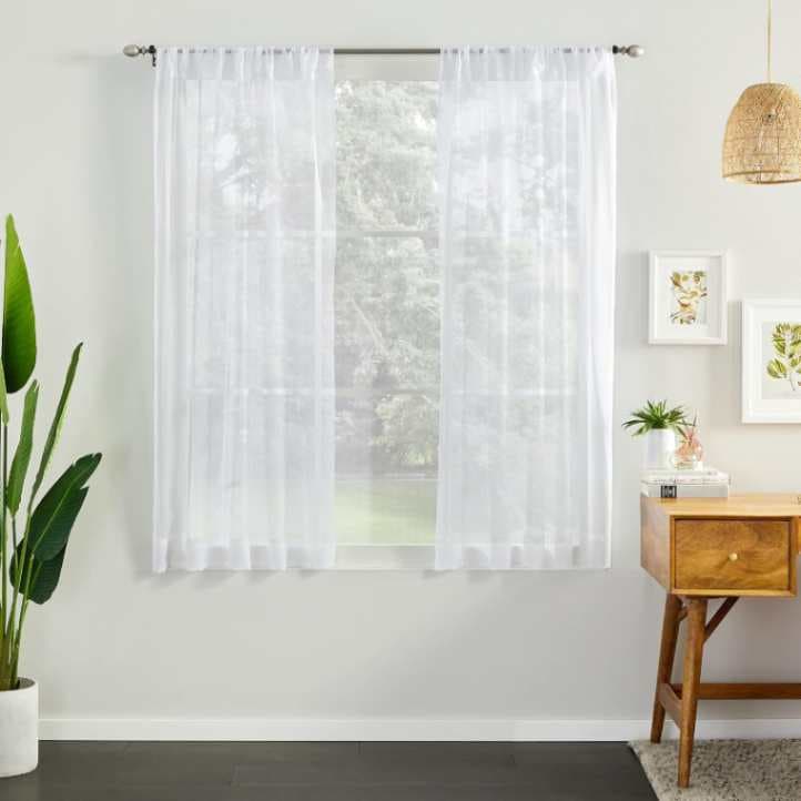 Luxury Velvet Window Curtain Back