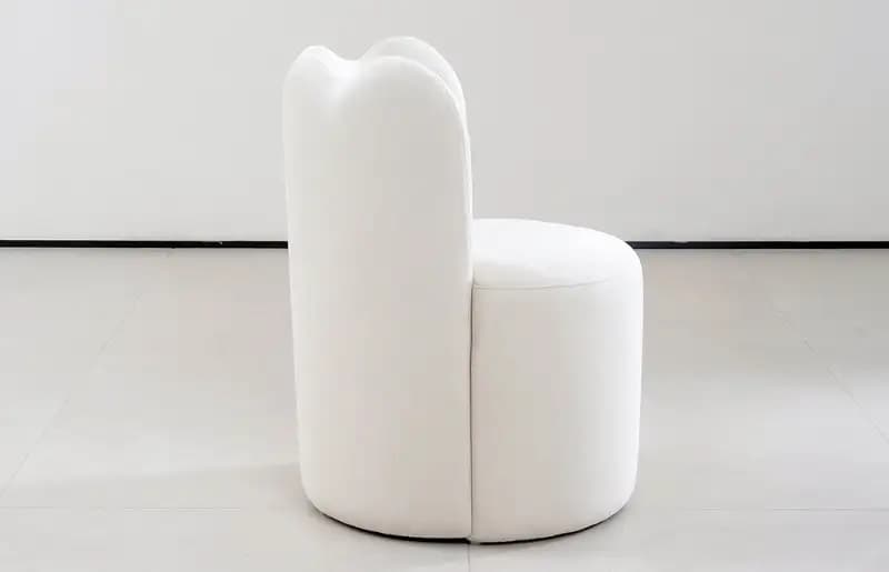 Dalia Wavy Back Dining Chair Minimalist MY196 Back