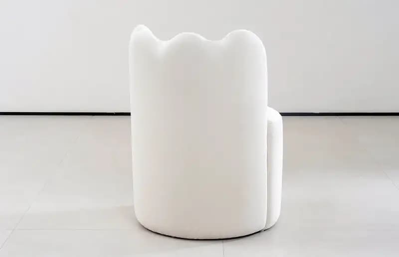 Dalia Wavy Back Dining Chair Minimalist MY196