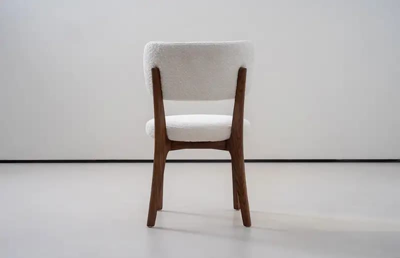 Modern Scandinavian Ash Wooden Upholstered Dining Chair MY204
