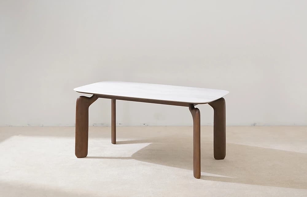 Modern Marble Rectangle Table Chairs Set TD1020-MY204 thumbnail 3